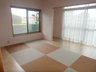 廊下と和室を一体化にしました。