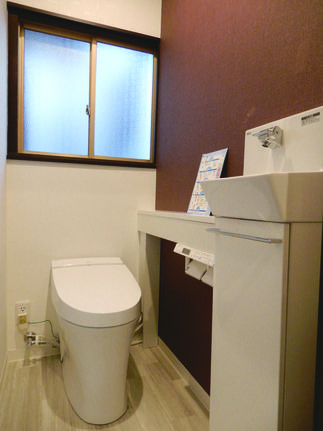 掃除のしやすいトイレ