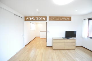 1階にあった思い入れのある欄間を使い喜んでいただけました