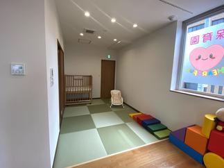 畳スペースでぐっすりお昼寝！