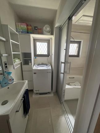 浴室入口もフラットに