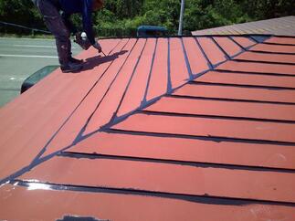 屋根サビ止め下地処理