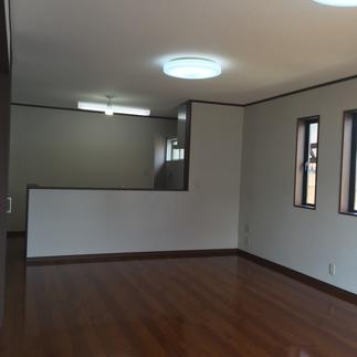 広々とリビングを拡張し、家族の憩いの空間を造りました。