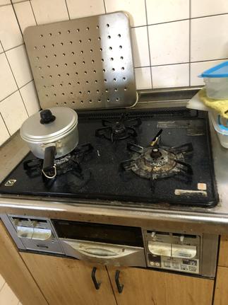 ビルトインコンロ　施工前