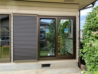 ダイニング掃出し窓　施工後