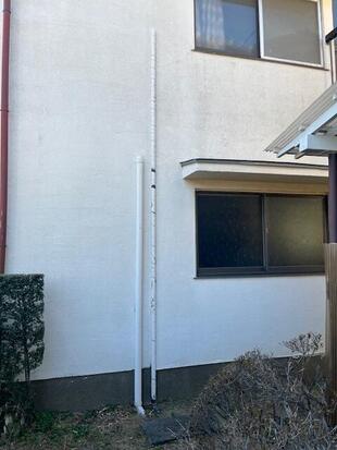 稲敷郡阿見町中央O様邸　外部配管交換工事