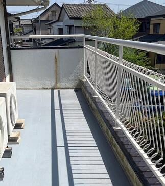 ベランダ防水工事（施工後）