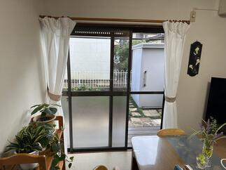 リビング掃出し窓　施工前