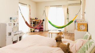 明るい子供部屋