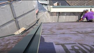 ガルバリウム鋼板重ね葺き