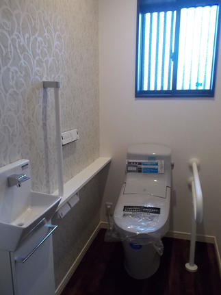 親世帯のトイレです。