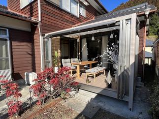 開放的なガーデンルーム