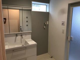 ゆったり広々洗面室