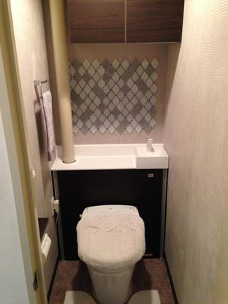 露出パイプが目立たなく素敵な空間となりました♪