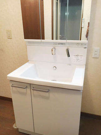 洗面化粧台アフター　