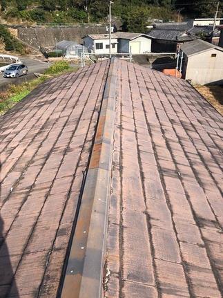 【離れ屋根施工前】