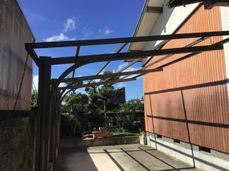 外壁、カーポート施工前