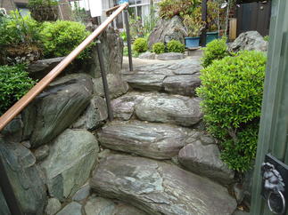 外部階段　ビフォー