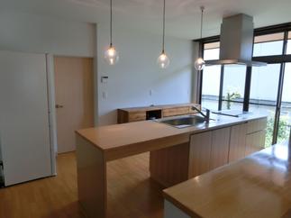 明るいキッチン