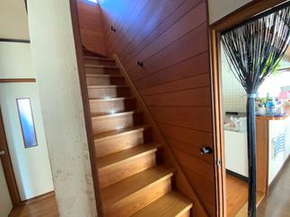 階段手摺　施工前