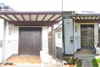 玄関　after　LIXILリシェント 玄関引戸　