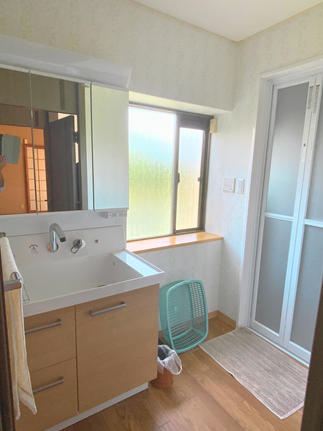 洗面脱衣室　施工後