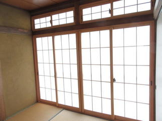 インプラス（和紙調格子入り複層ガラス）