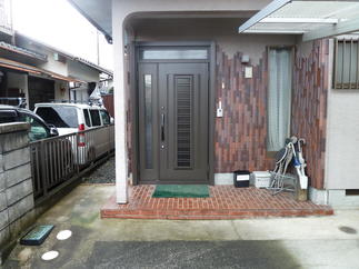 玄関ﾄﾞｱを１dayﾘﾌｫｰﾑで取替え・・・After