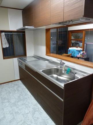 ﾒｲﾝｷｯﾁﾝを対面キッチンに変更・・・After