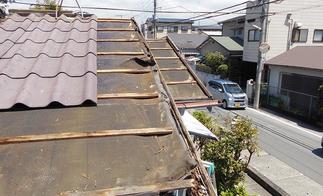 既設瓦撤去