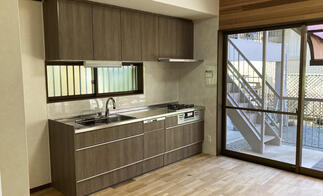 こだわりの壁付けキッチン