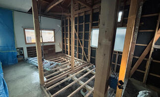 水まわりを一体で解体し間取りから見直し