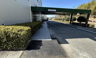 約3mの長さで、できるだけ緩やかな勾配に配慮