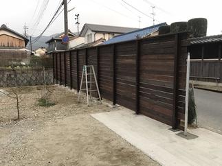 フェンス作成②