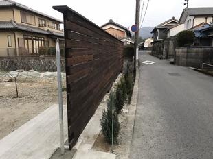 ウッドデッキとフェンス工事♪