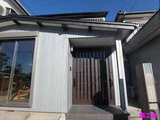 門まわり　施工後