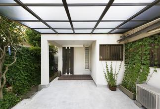 減築でも広々、駐車スペースと、快適生活空間を確保