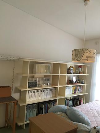 清潔感のある、白を基調としたお部屋は白のままで