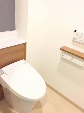 見た目もスッキリ、グレードアップしたトイレ空間！