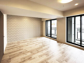 ファミリールームとして大きな洋室に改装