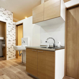 医療スタッフ用ミニキッチン