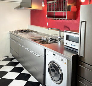 施主様のこだわりで、まるでプロ仕様のキッチンに！