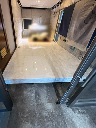 土間拡張のために少し奥行が短くなった趣味スペース