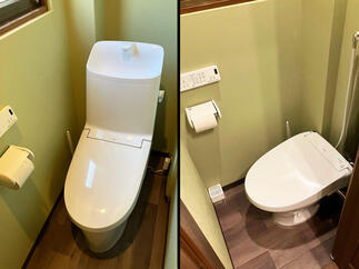 2階と3階のトイレ交換