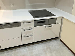 IHコンロに交換。既存キッチンを磨き上げてリフレッシュ！