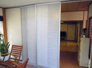 部屋の間仕切り