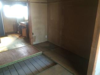 和室から洋室へ　施工前