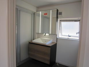 機能美洗面化粧台設置