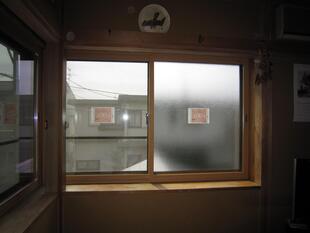 紙貼り障子から樹脂内窓（インプラス）に