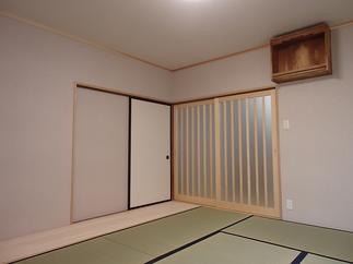 壁断熱効果で暖か和室